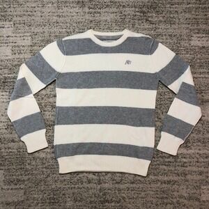 Aeropostale Striped Sweater Women's Small Crew‎ Neck Pullover Casual Comfy Knit